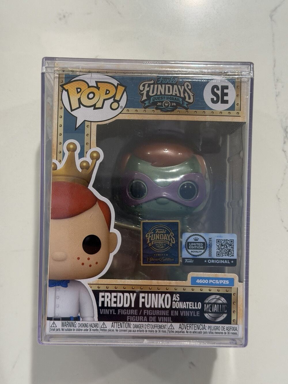 2026 FUNKO FUNDAYS SHOW EDITION Freddy Funko as Metallic Donatello TMNT LE 4600